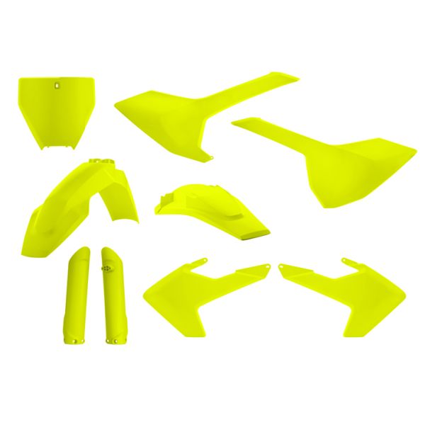  Acerbis Complete Plastic Kit Husqvarna Yellow Fluo 17-19