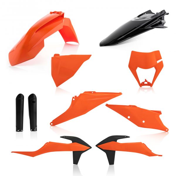  Acerbis Full Plastic Body Kit KTM EXC/EXC-F Orange/Black Standard 20-23