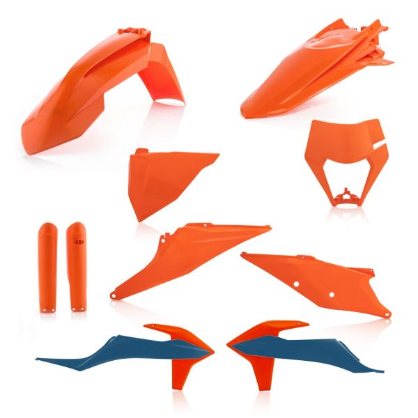 Plastics MX-Enduro Acerbis Full Plastic Body Kit KTM EXC/EXC-F Replica 22 Orange/Blue 20-23