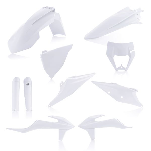 Plastics MX-Enduro Acerbis Full Plastic Body Kit KTM EXC/EXC-F White 20-23
