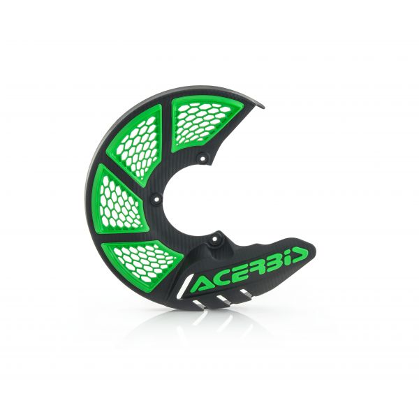 Brake Rotor Protection Acerbis AC X-Brake 2.0 Black/Green Front Disc Brake Cover