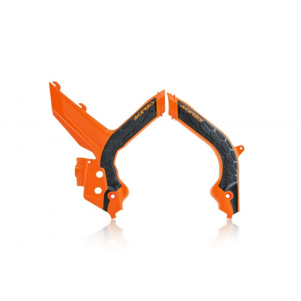 Shields and Guards Acerbis X-Grip Frame KTM SX/SXF 2019 Black/Orange Frame Guards