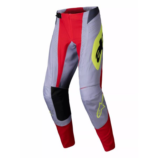 Pantaloni MX-Enduro Alpinestars Pantaloni Moto MX/Enduro Techstar Melt Red/Grey/Yellow 24