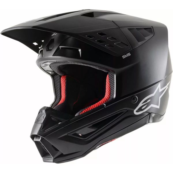 Casti Cross-Enduro Alpinestars Casca Moto Enduro/MX Supertech M5 Solid Black Matt 24
