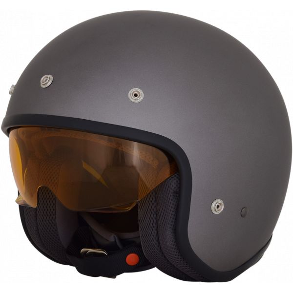 Jet helmets AFX Jet/Open Face Helmet FX-142 Frost Grey