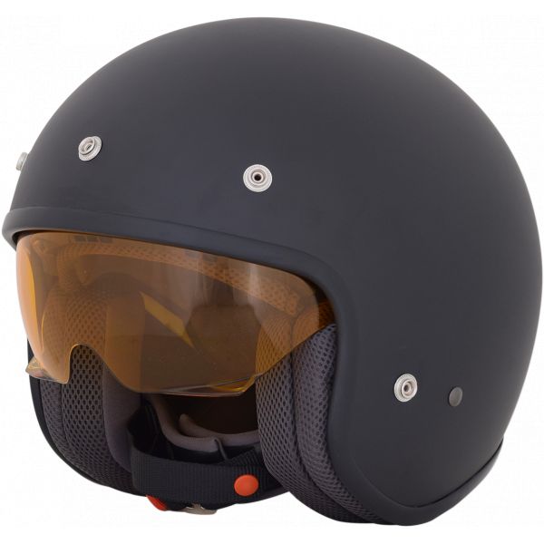 Jet helmets AFX Jet/Open Face Helmet FX-142 Matt Black
