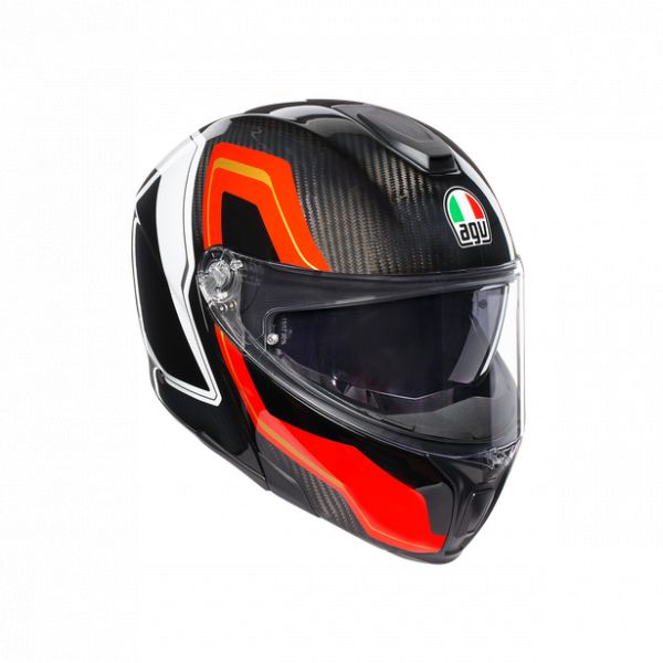  AGV Sportmodular E05 Multi Mplk Helmet 2020 Sharp Carbon/Red/White