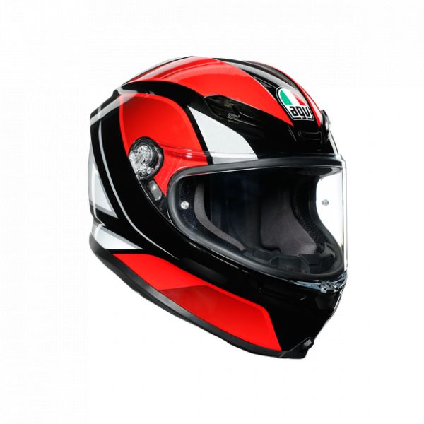 AGV Helmets AGV Moto Full-Face Helmet K6  Ece Multi Mplk Hyphen Black/Red/White