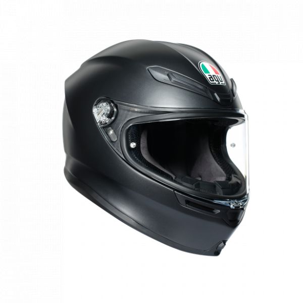 AGV Helmets AGV Moto Full-Face Helmet K6  Ece Solid Mplk Matt Black