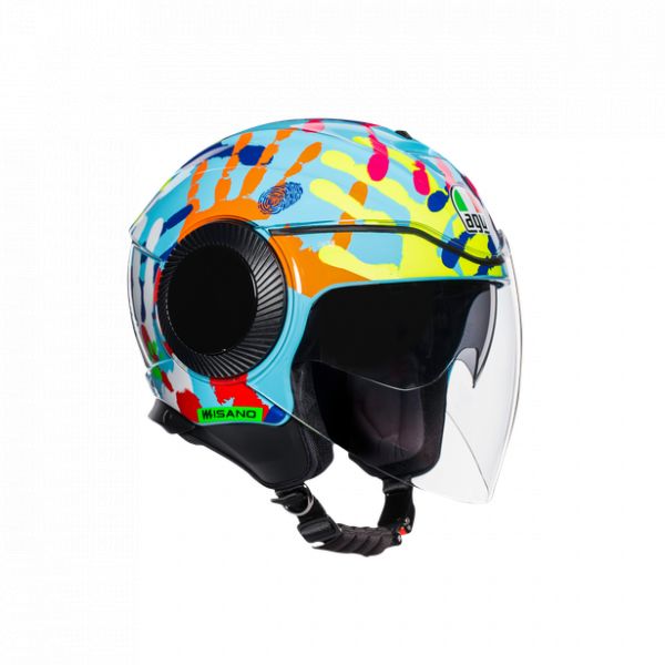AGV Helmets AGV Jet Moto Helmet Orbyt  E2205 Top Misano 2014