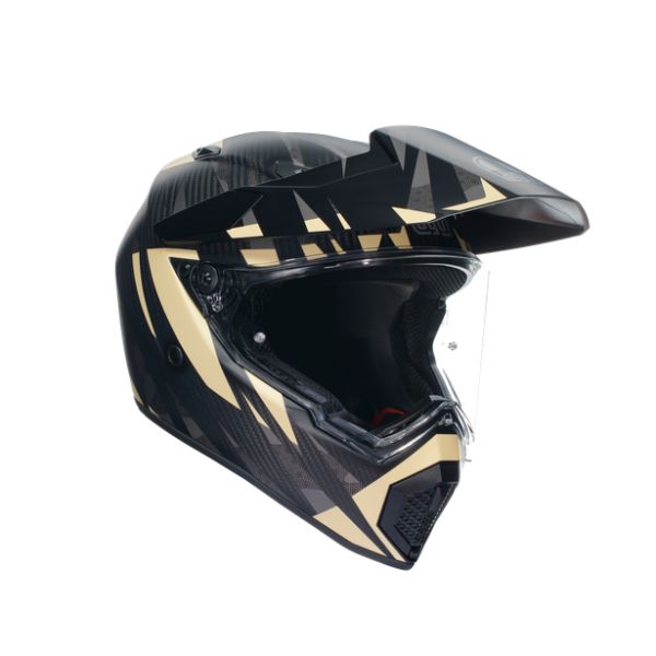 AGV Helmets AGV Moto Helmet Ax9 Agv E2206 Mplk Steppa Matt Carbon/Grey/Sand 24