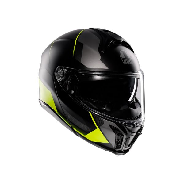 Casti Moto AGV AGV Casca Moto Flip/Up Tourmodular E2206 Multi Mplk Perception Matt Black/Grey/Yellow Fluo 25