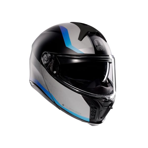 Casti Moto AGV AGV Casca Moto Flip/Up Tourmodular E2206 Multi Mplk Stray Matt Black/Grey/Blue 25