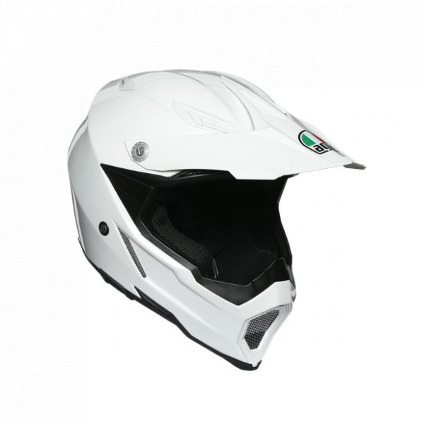 AGV Helmets AGV Moto Full-Face Helmet Ax-8 Evo  Ece Solid White