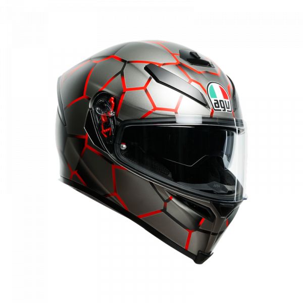 Casti Moto AGV AGV Casca Moto Full-Face K5 S E2205 Multi Mplk Vulcanum Red