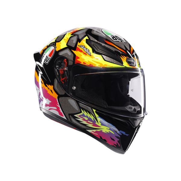 AGV Helmets AGV Moto Helmet K1 S Agv E2206 Bezzecchi 2023 24