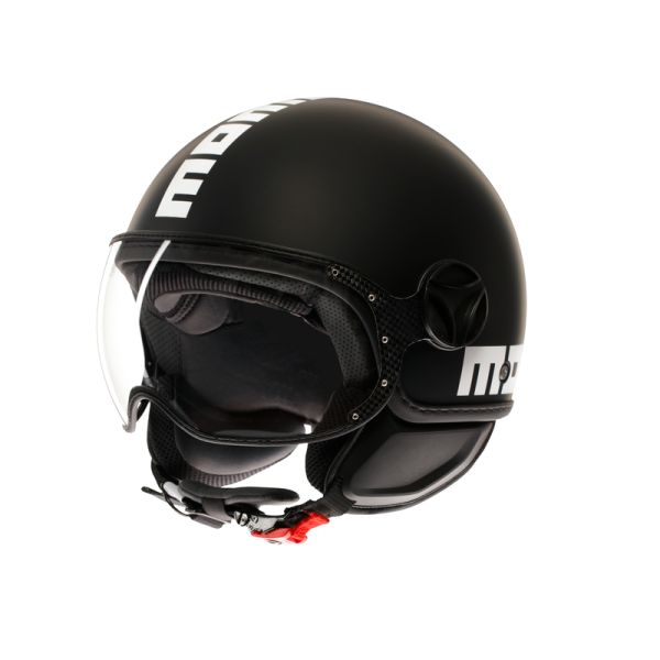 Casti Moto AGV AGV Casca Moto Open Face/Jet FGTR Classic Momodesign E2206 Mono Matt Black/White 25
