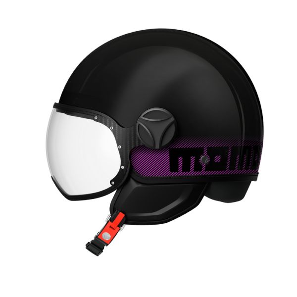 Casti Moto AGV AGV Casca Moto Open Face/Jet FGTR Classic Momodesign E2206 Stripes Black/Fucsia 25