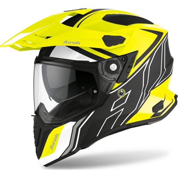 Casti ATV Airoh Casca ATV Commander Duo Yellow Gloss