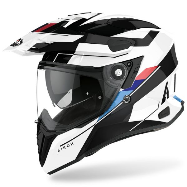  Airoh ATV Helment Commander Skill White Gloss