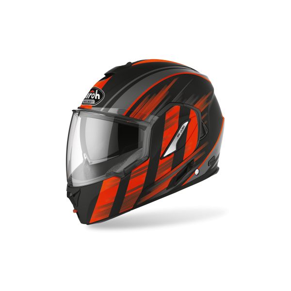 Casti Moto Flip-up (Modulabile) Airoh Casca Flip-Up Rev Ikon Orange Matt 219