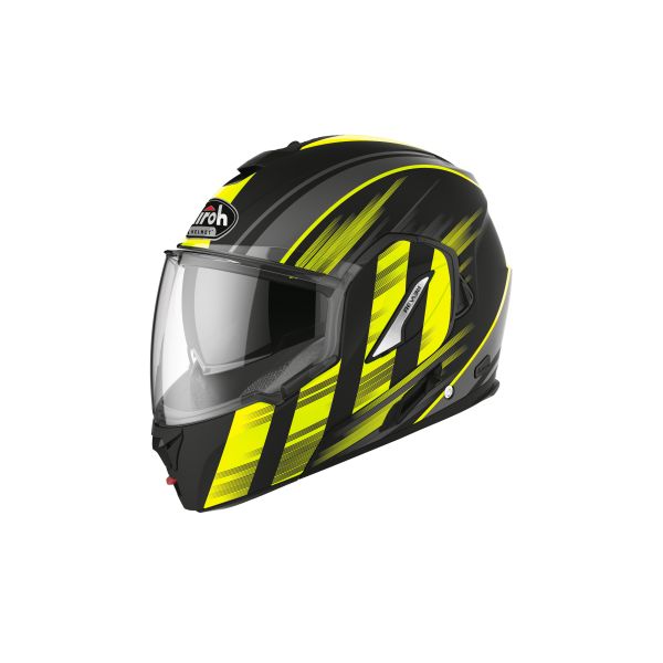 Casti Moto Flip-up (Modulabile) Airoh Casca Flip-Up Rev Ikon Yellow Matt