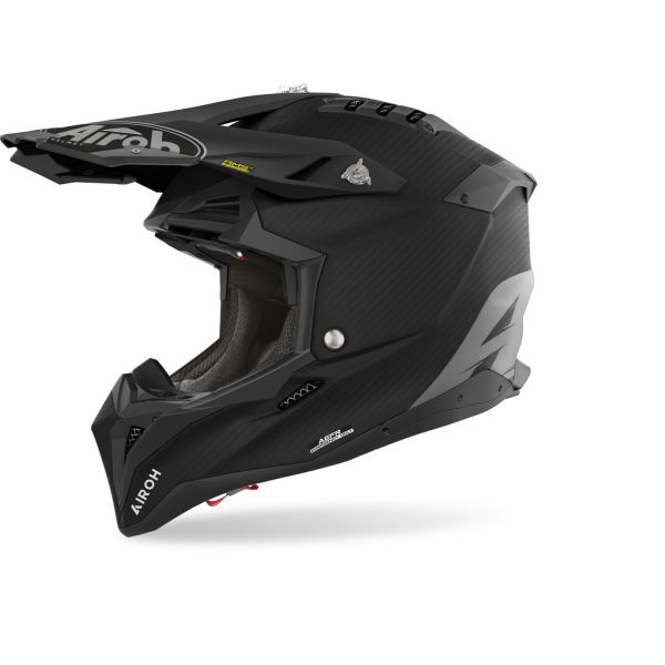 Helmets MX-Enduro Airoh Enduro Moto Helmet Aviator 3 Carbon Black Matt 23 
