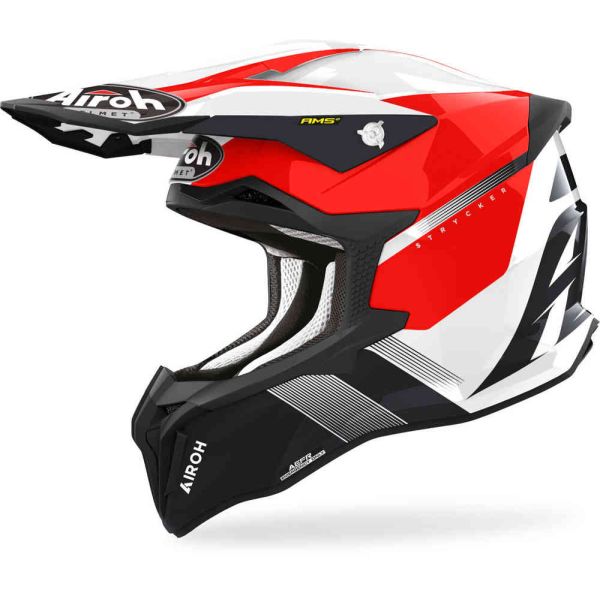  Airoh Moto MX/Enduro Helmet Strycker Blazer Red 24