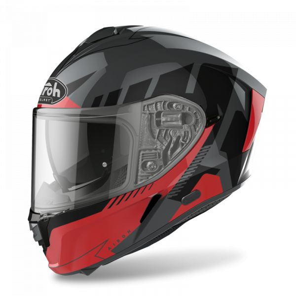 Full face helmets Airoh Full Face Helmet Spark Rise Red Gloss