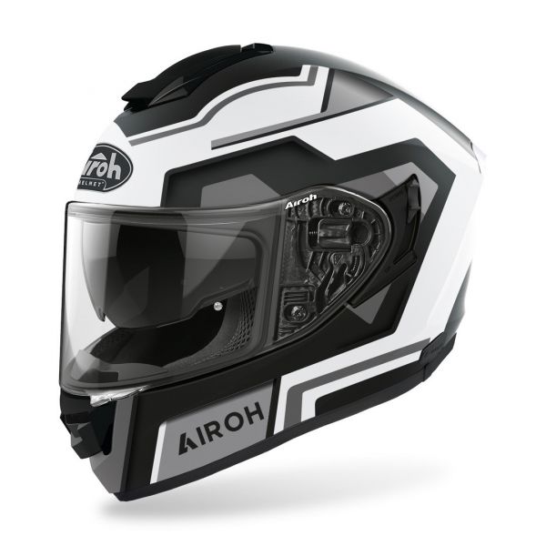  Airoh Casca Moto Full-Face St.501 Square Black Matt