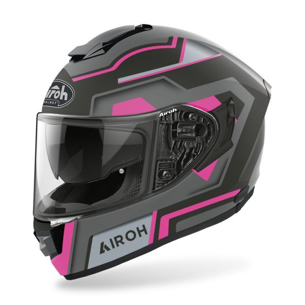  Airoh Casca Moto Full-Face St.501 Square Pink Matt
