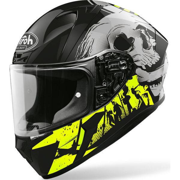 Full face helmets Airoh Full Face Helmet Valor Akuna Yellow Gloss