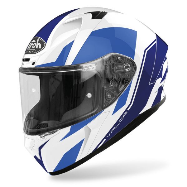 Airoh Full Face Helmet Valor Wings Blue Gloss