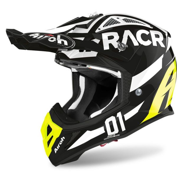 Helmets MX-Enduro Airoh Moto MX Helmet Aviator Ace Racer Gloss