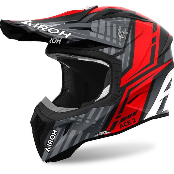 Casti Cross-Enduro Airoh Casca Moto MX/Enduro Aviator Ace 2 Proud Red Matt 25