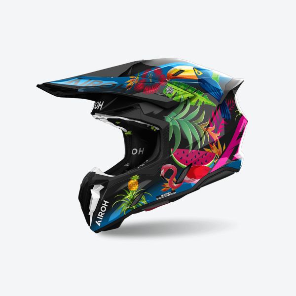 Helmets MX-Enduro Airoh Moto MX/Enduro Helmet Twist 3 Amazonia 24