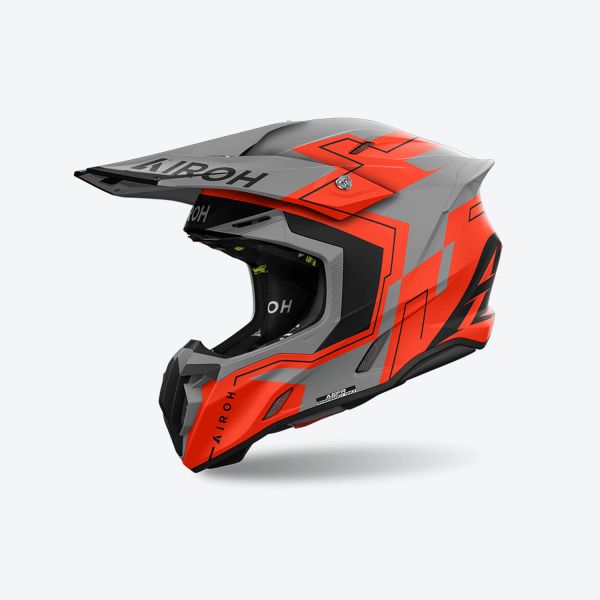 Helmets MX-Enduro Airoh Moto MX/Enduro Helmet Twist 3 Dizzy Orange Fluo Matt 24