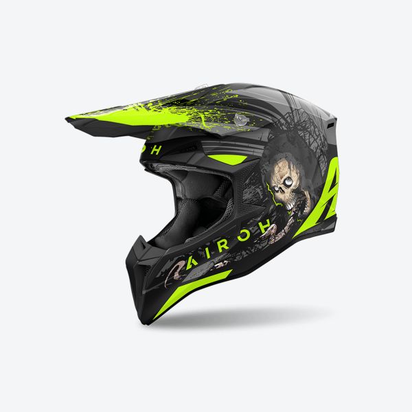 Helmets MX-Enduro Airoh Mx/Enduro Helmet Wraaap Darkness 24