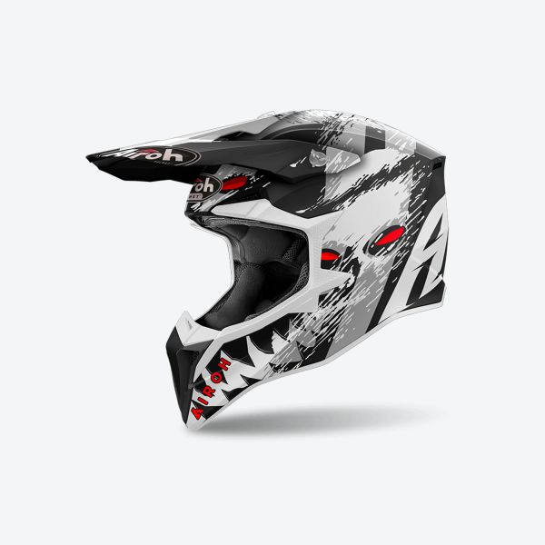 Helmets MX-Enduro Airoh Mx/Enduro Helmet Wraaap Demon 24