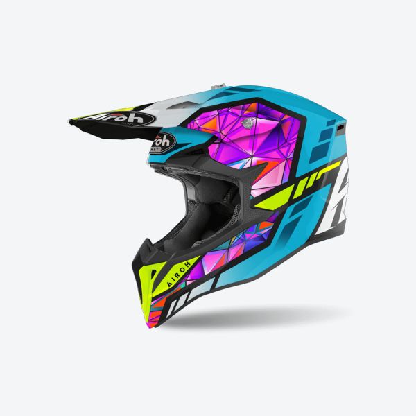 Helmets MX-Enduro Airoh Mx/Enduro Helmet Wraaap Diamond 24