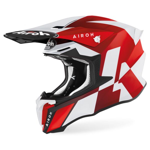  Airoh Moto MX Helmet Twist 2.0 Lift Red Matt