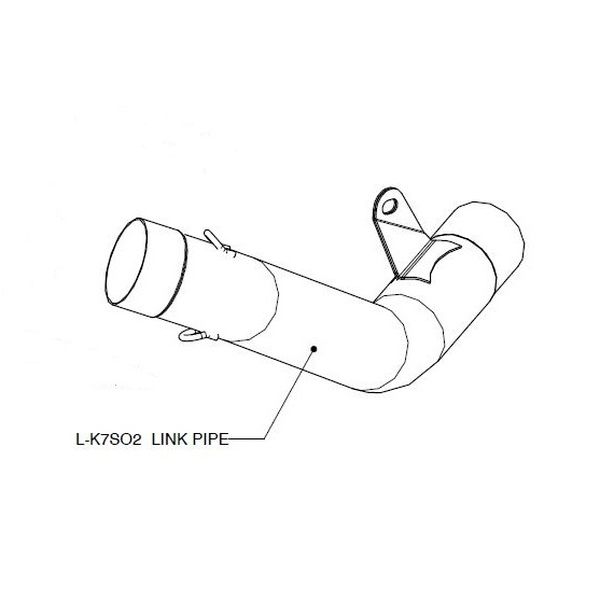 Motorcycle Exhaust Akrapovic Link Pipe Bmw L-B10R1