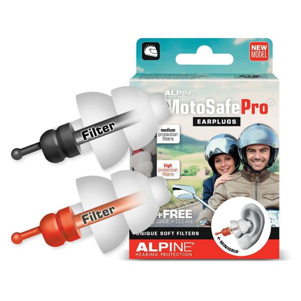  Alpine MotoSafe Earplugs PRO