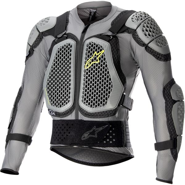 Armuri Moto-Integrale Alpinestars Armura Moto Integrala Bio Action V2 Gray/Yellow