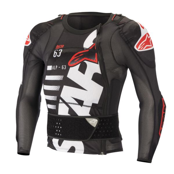  Alpinestars Sequence Black/White/Red Armour
