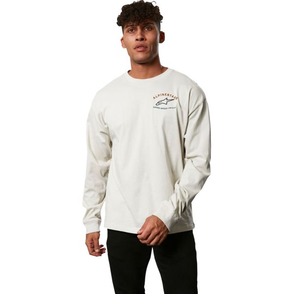 Tricouri/Camasi Casual Alpinestars Bluza LS Full Face Charcoal 24