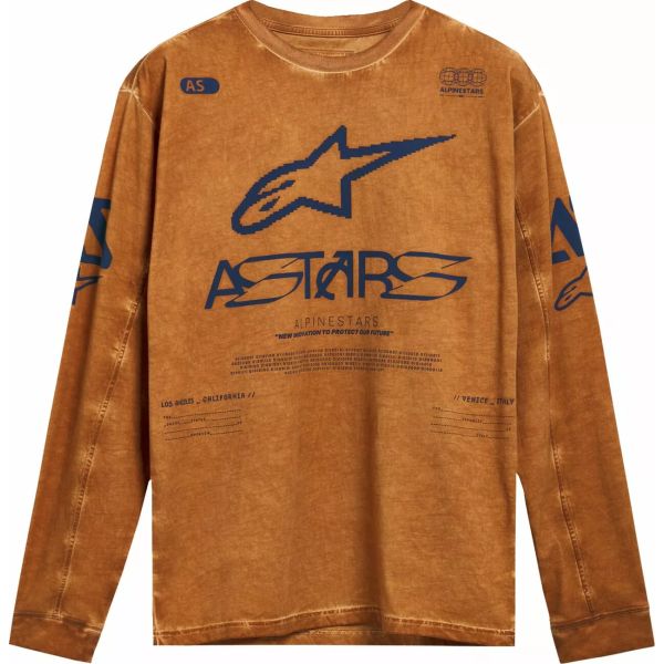Tricouri/Camasi Casual Alpinestars Bluza Nook Knit Dark Brown/Black 25