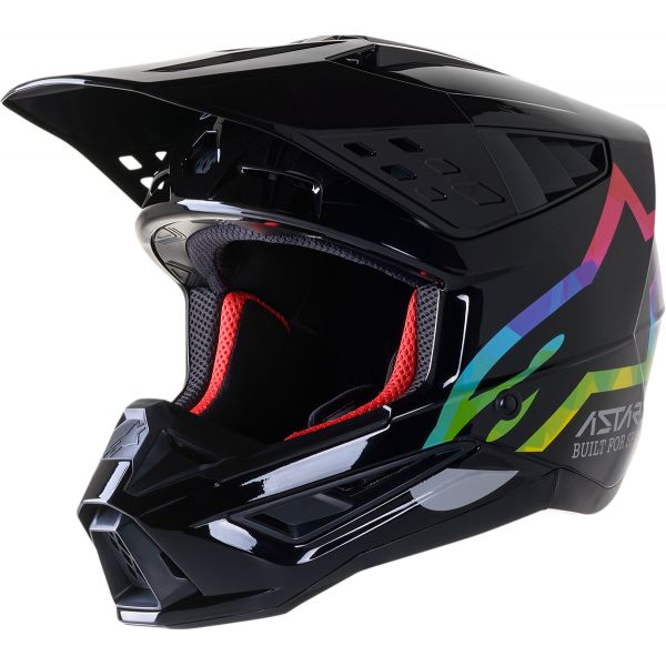 Helmets MX-Enduro Alpinestars Helmet Sm5 Compass Black/Silver
