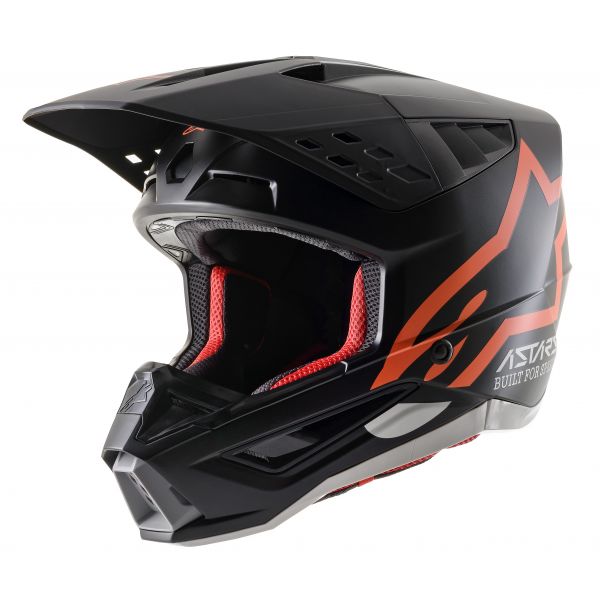  Alpinestars Helmet Sm5 Comps Black/Orange
