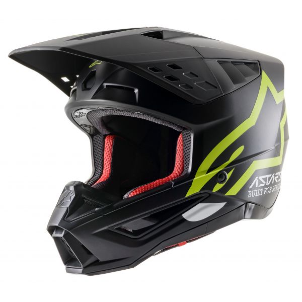 Helmets MX-Enduro Alpinestars Helmet SM5 Comps Black/Yellow